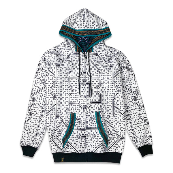 Shipibo Reversible Zip Up Hoodie