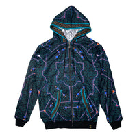 Shipibo Reversible Zip Up Hoodie
