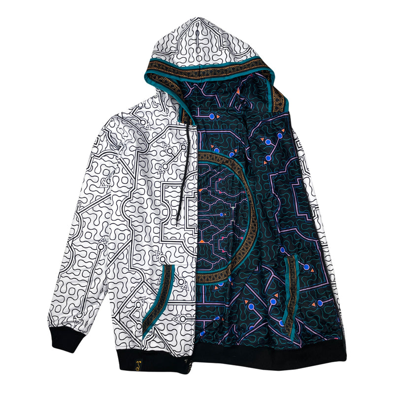 Shipibo Reversible Zip Up Hoodie