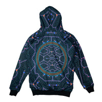 Shipibo Reversible Zip Up Hoodie
