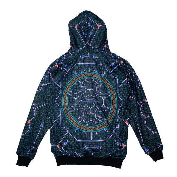 Shipibo Reversible Zip Up Hoodie