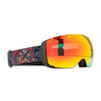 Stanley Mouse Easy Rider Gray Rose Snow Goggles