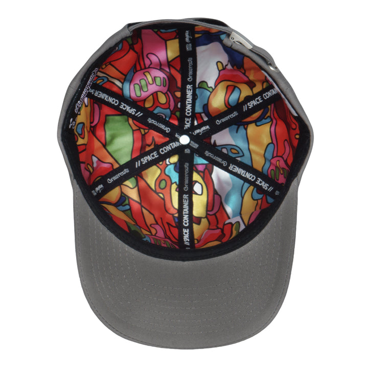 Gorra de papá Jerry Garcia Space Container con diseño de bestia gris