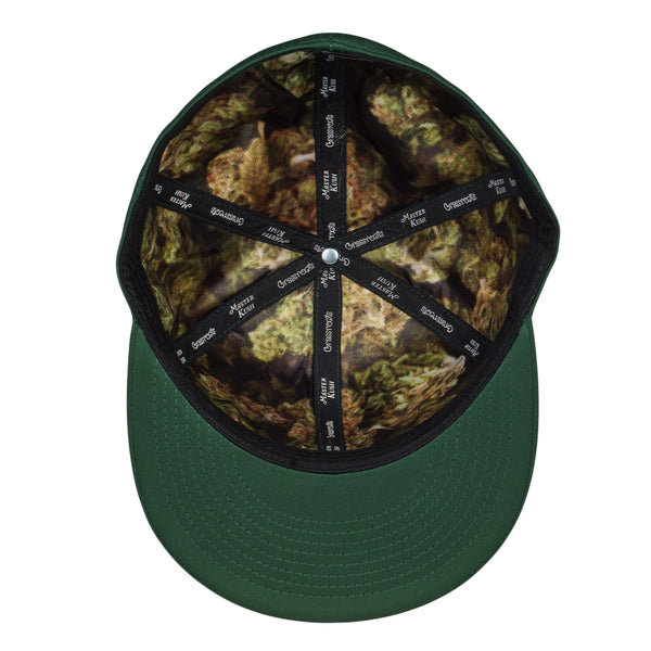 Kush Bear Dri-Bear Green Fitted Hat