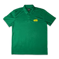 Kush Bear Green Polo Shirt