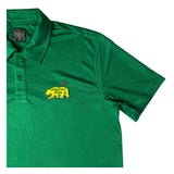 Kush Bear Green Polo Shirt