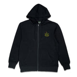 Kush Bear Black Zip Up Hoodie