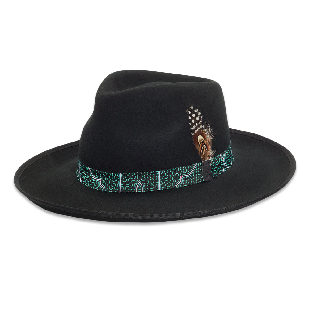 Shipibo Black Breckenridge Hat