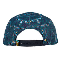 Shipibo Black 5 Panel Hat