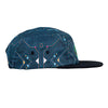 Shipibo Black 5 Panel Hat