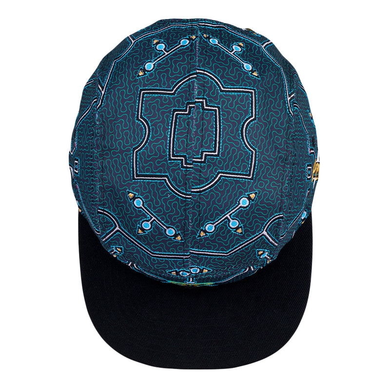 Shipibo Black 5 Panel Hat
