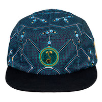 Shipibo Black 5 Panel Hat