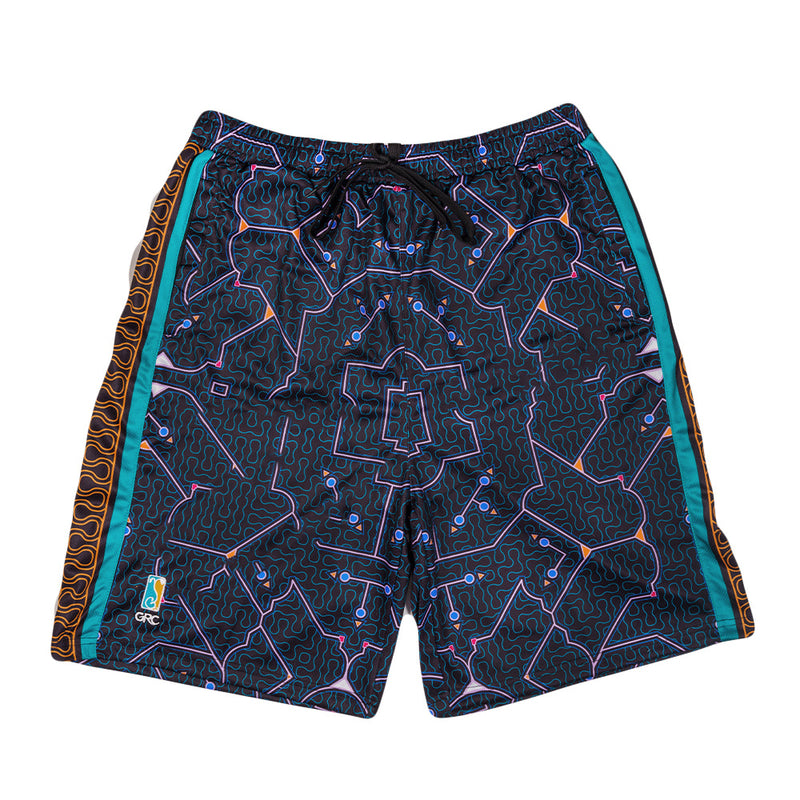 Shipibo Black Mesh Shorts