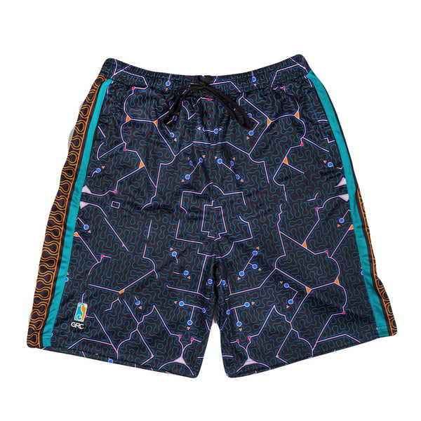 Shipibo Black Mesh Shorts
