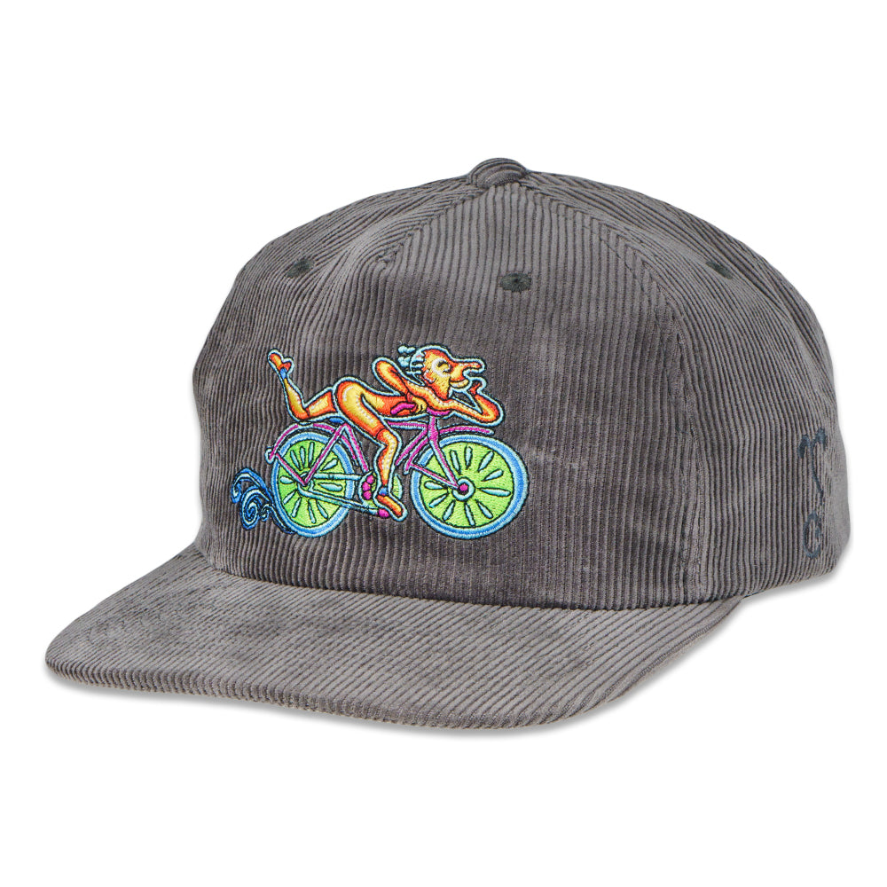 John Speaker Bicycle Day Gray Unstructured Snapback Hat