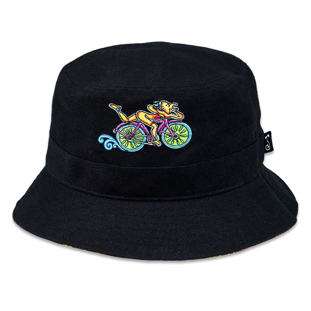 John Speaker Bicycle Day Reversible Bucket Hat