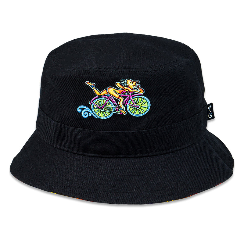 John Speaker Bicycle Day Reversible Bucket Hat
