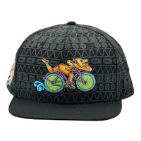 John Speaker Bicycle Day Black Snapback Hat