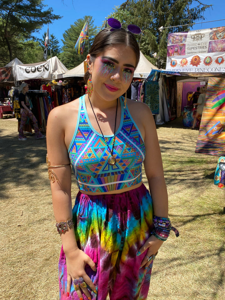Camiseta sin mangas con espalda cruzada invertida DMT 