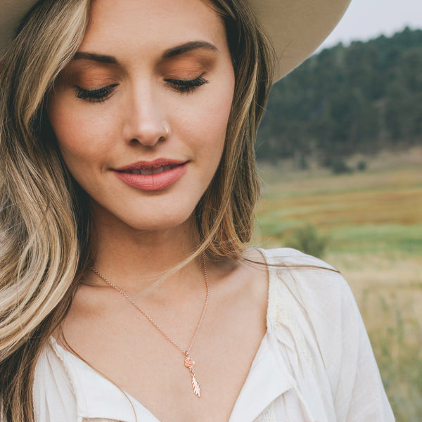 Lady Lullaby Necklace | Rose Gold