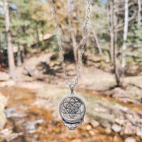 Steal Your Face Pendant | Howlite & Lapis