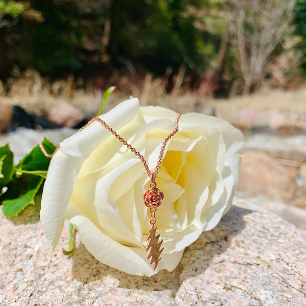 Lady Lullaby Necklace | Rose Gold