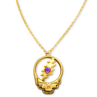 Stealie Birthstone Necklace | Gold