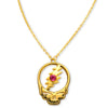 Stealie Birthstone Necklace | Gold