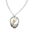 Stealie Birthstone Necklace | Silver