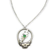 Stealie Birthstone Necklace | Silver