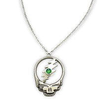 Stealie Birthstone Necklace | Silver