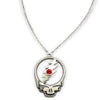 Stealie Birthstone Necklace | Silver