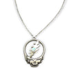 Stealie Birthstone Necklace | Silver