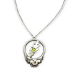 Stealie Birthstone Necklace | Silver