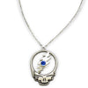 Stealie Birthstone Necklace | Silver