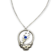 Stealie Birthstone Necklace | Silver