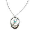 Stealie Birthstone Necklace | Silver