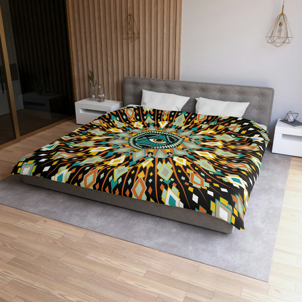 San Pedro Del Sol V3 Black Duvet Cover
