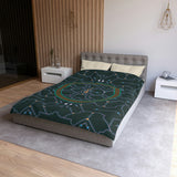 Shipibo Black Duvet Cover