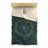 Shipibo Black Duvet Cover