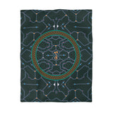 Shipibo Black Duvet Cover