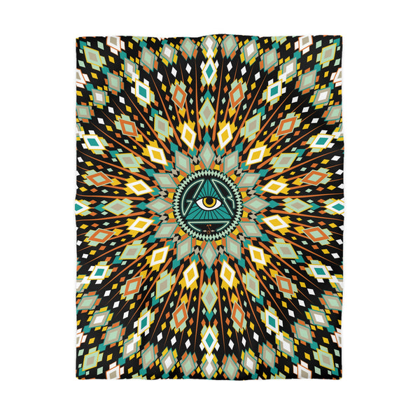 San Pedro Del Sol V3 Black Duvet Cover
